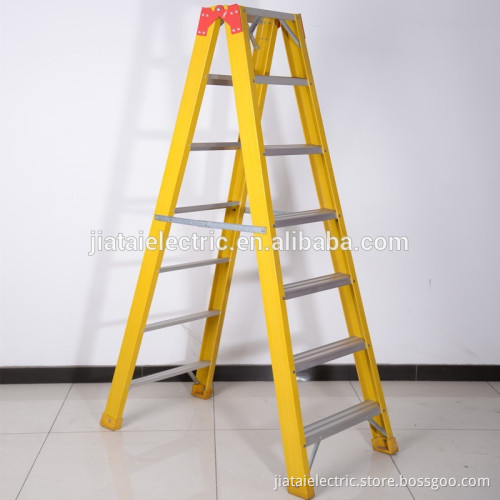 Fiberglass Double side step ladder with 3 meter / FRP Insulated ladder